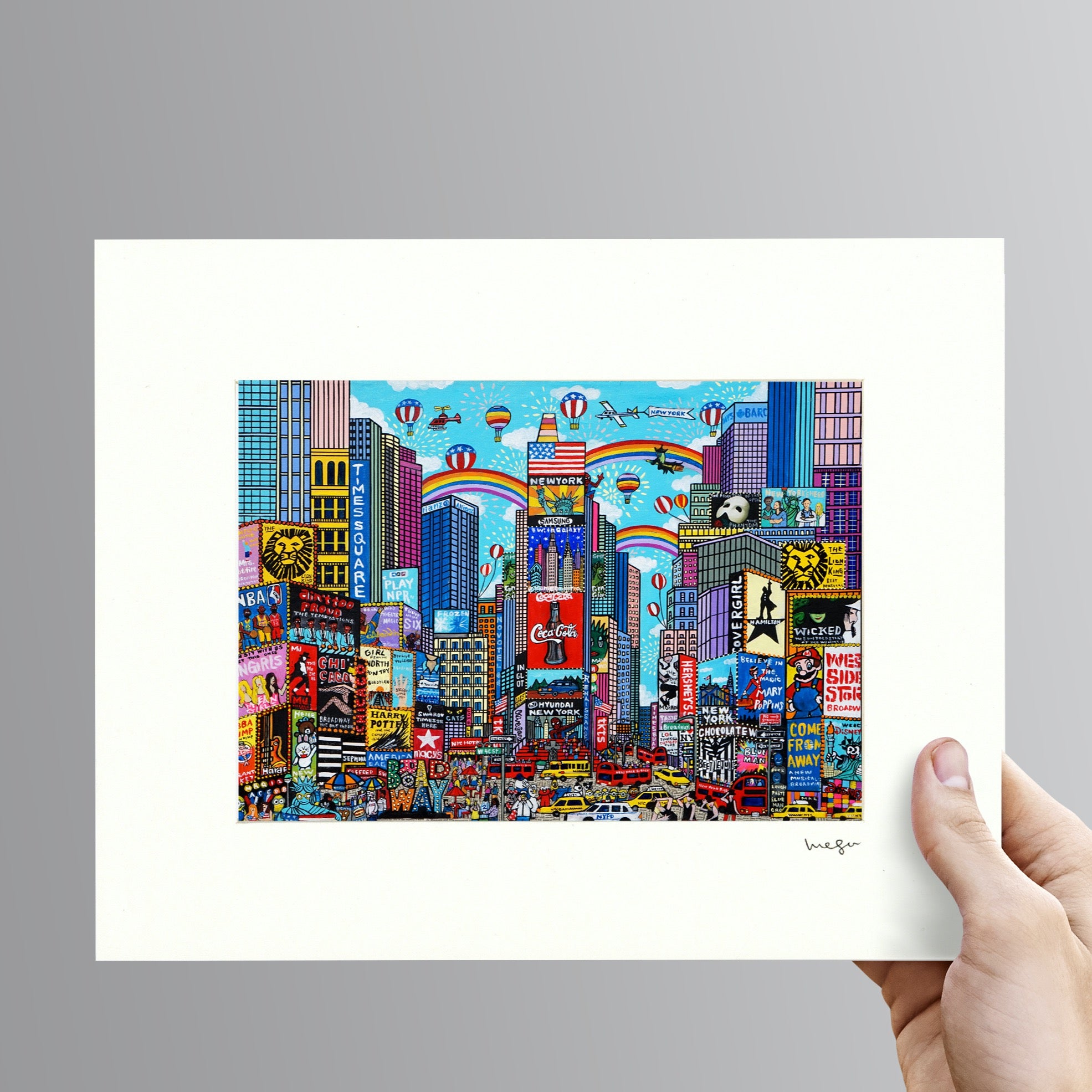 Times square New York "The outstanding city of lights''