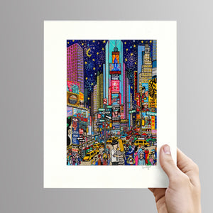 Happy New York/Times square New York