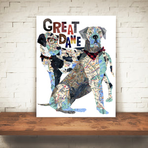 Map Dog "GREAT DANE"