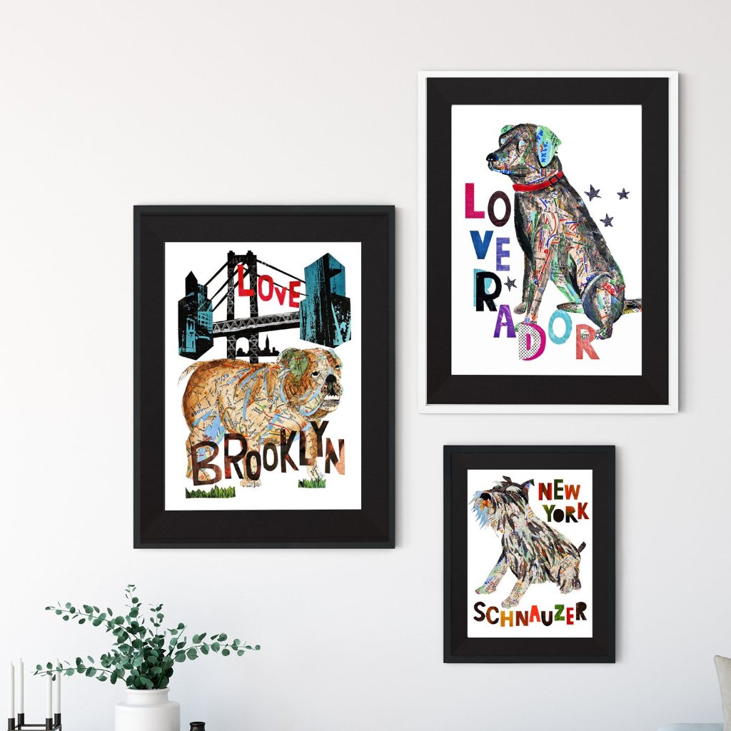 Map dog love BROOKLYN BULL DOG