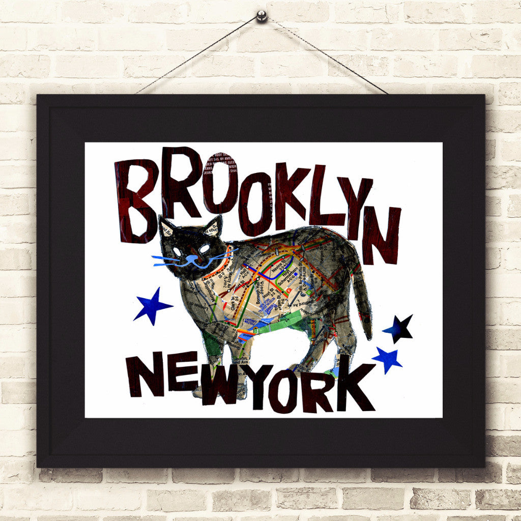 Map Cat "BROOKLYN CAT"