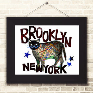 Map Cat "BROOKLYN CAT"