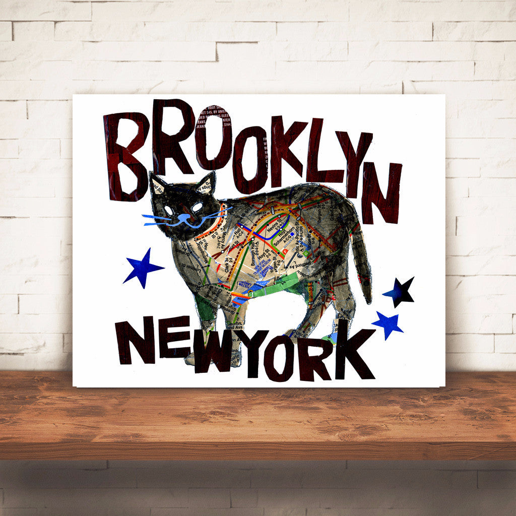 Map Cat "BROOKLYN CAT"