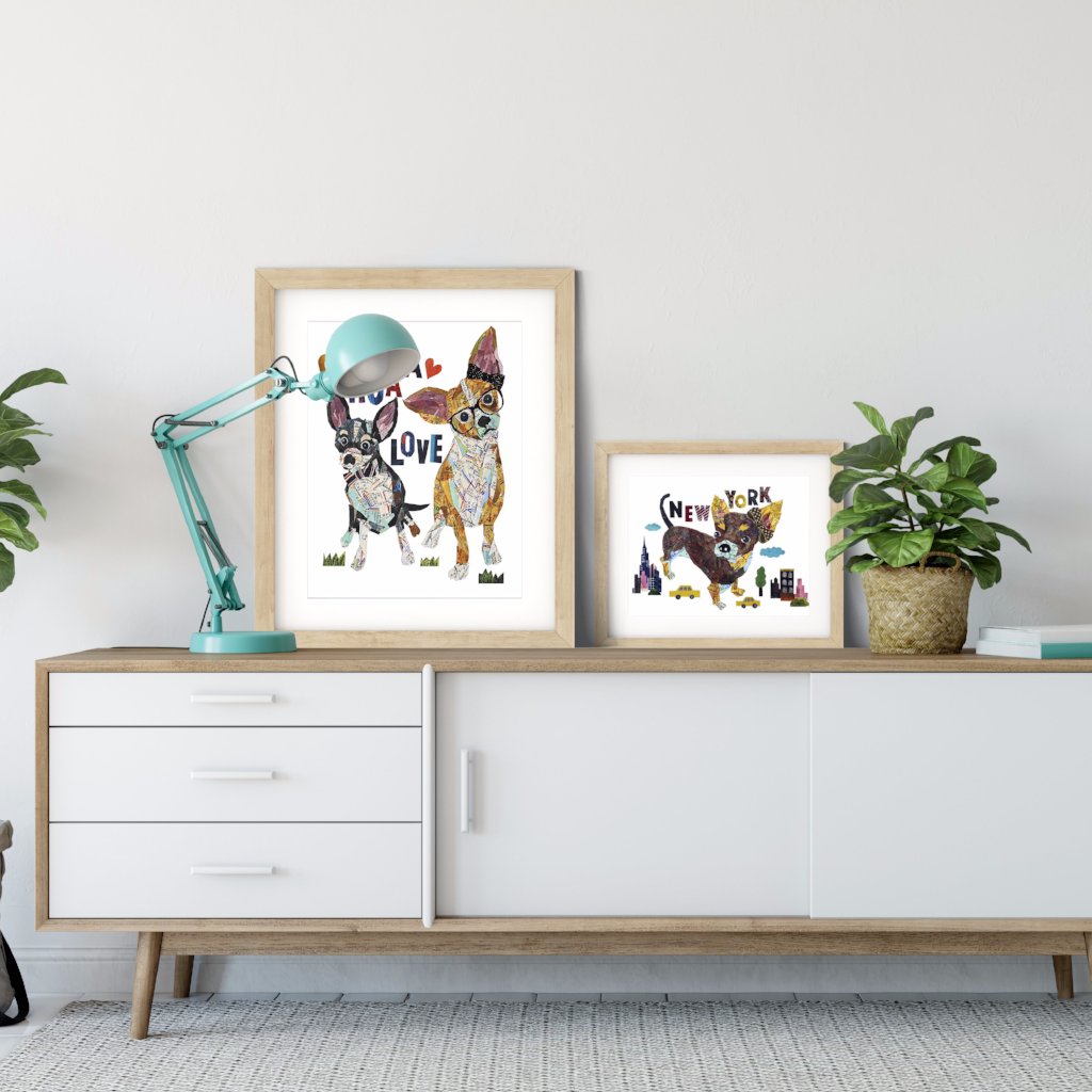 Map dog love teacup chihuahua Dog