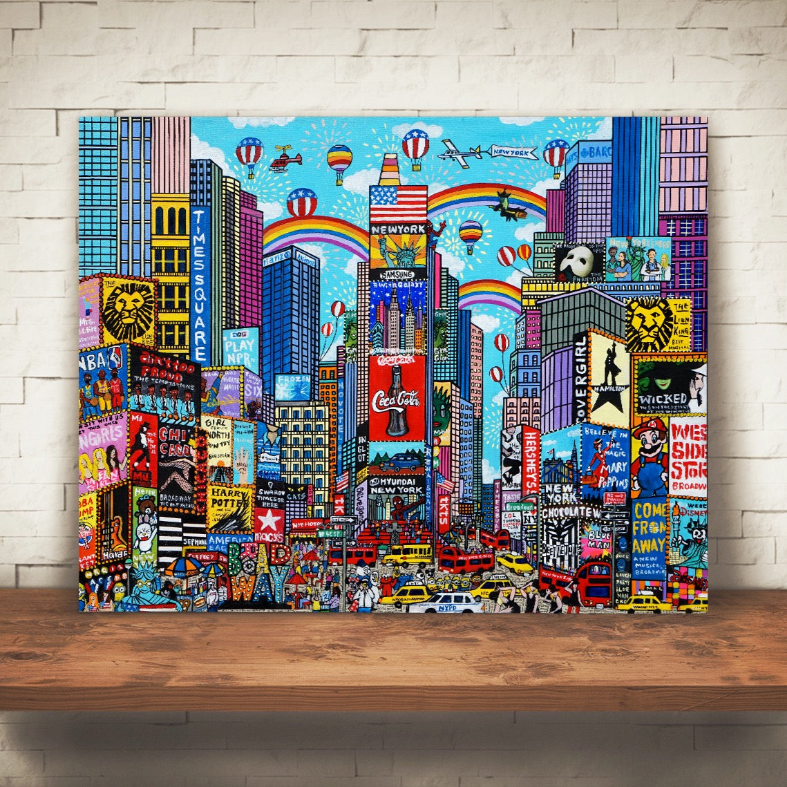 Times square New York "The outstanding city of lights''