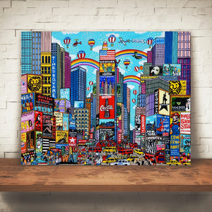 Times square New York "The outstanding city of lights''