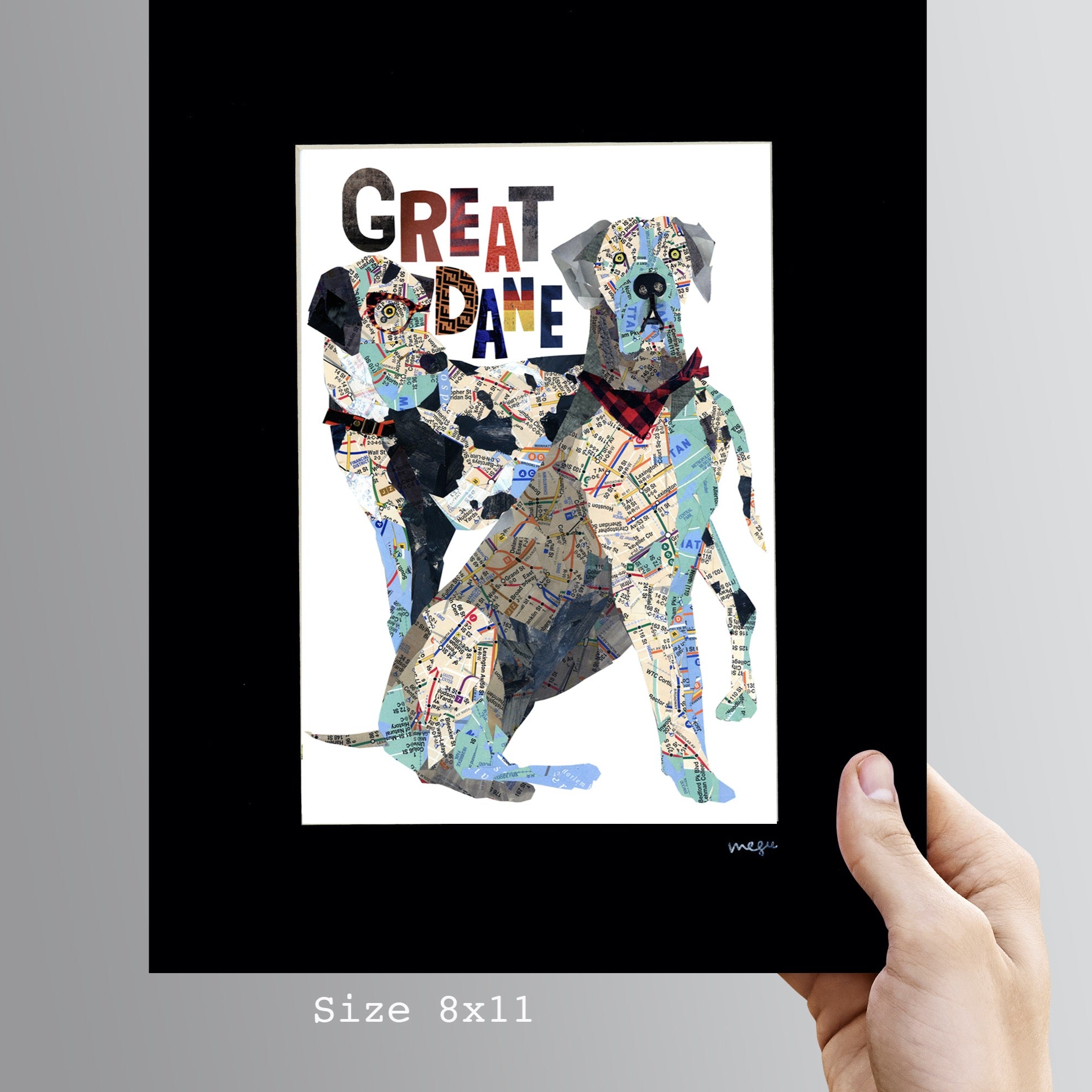 Map Dog "GREAT DANE"