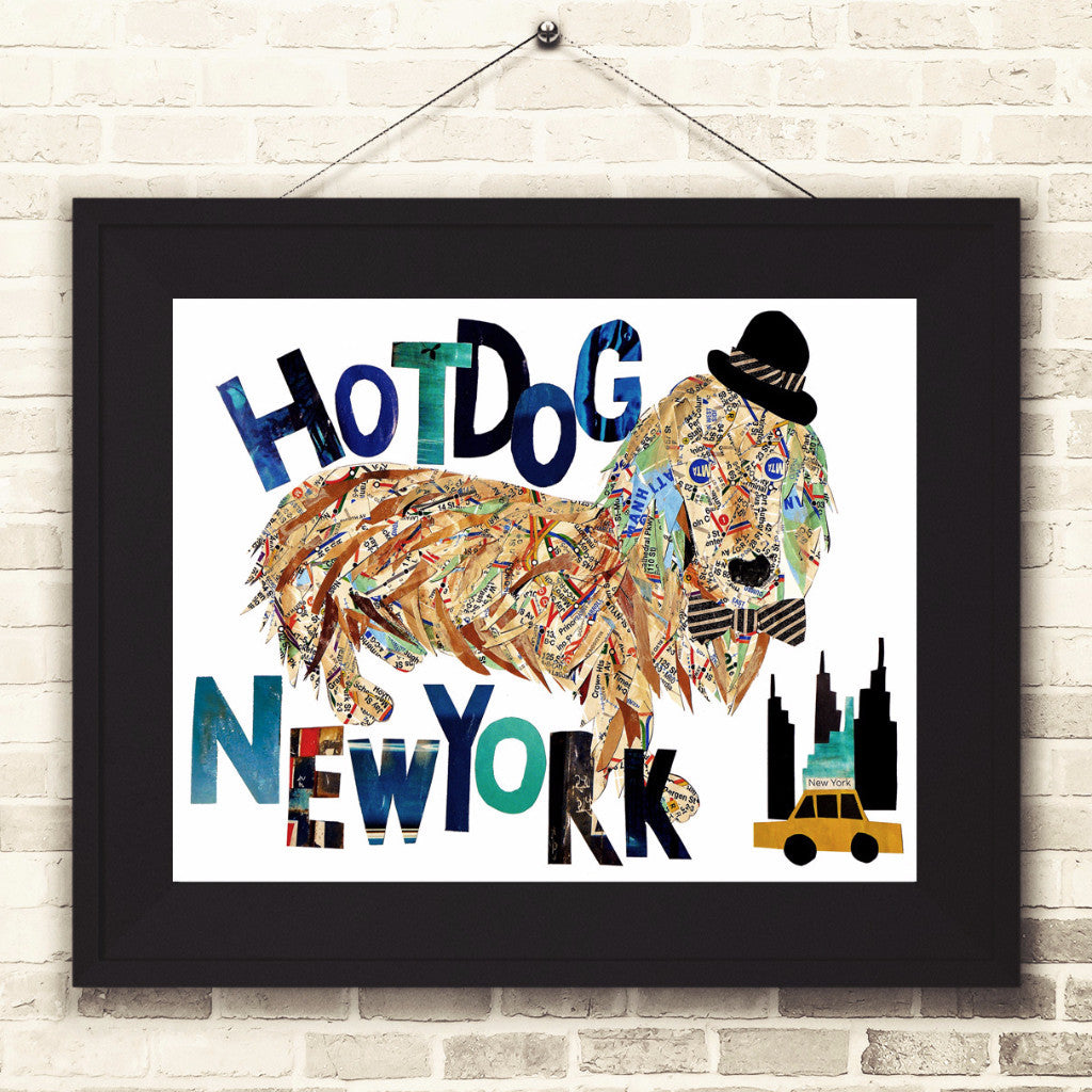 Map dog Love Hot dog
