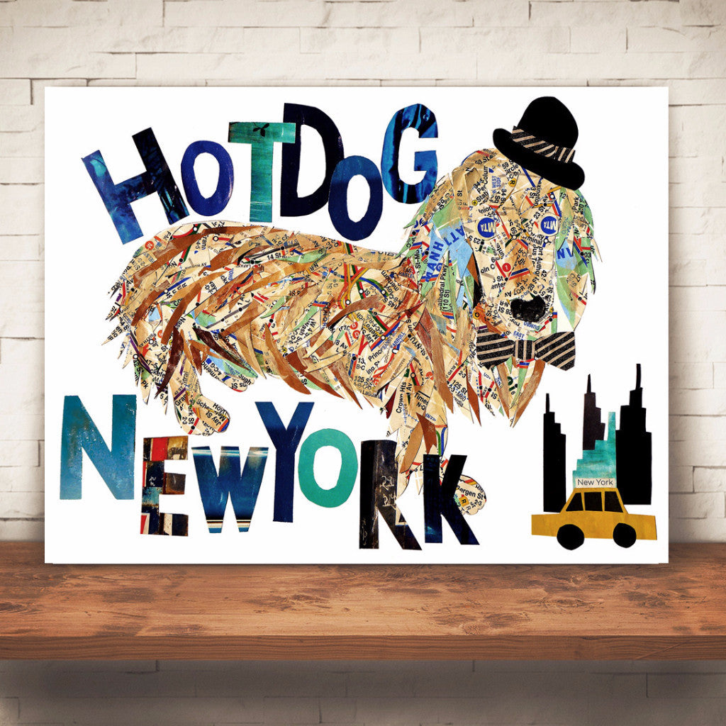 Map dog Love Hot dog