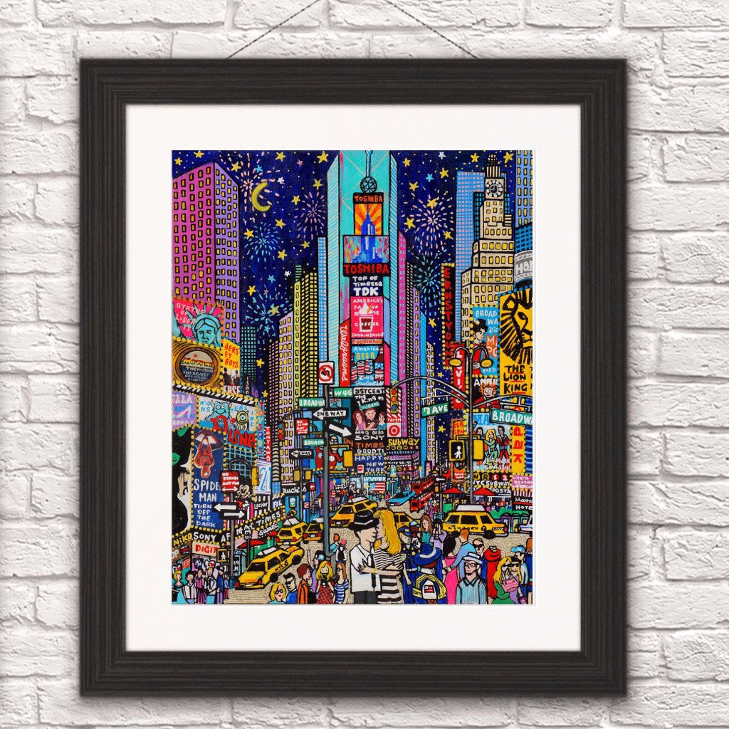 Happy New York/Times square New York