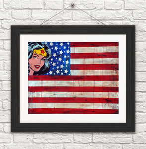 Wonder U.S.A/Wonder woman art